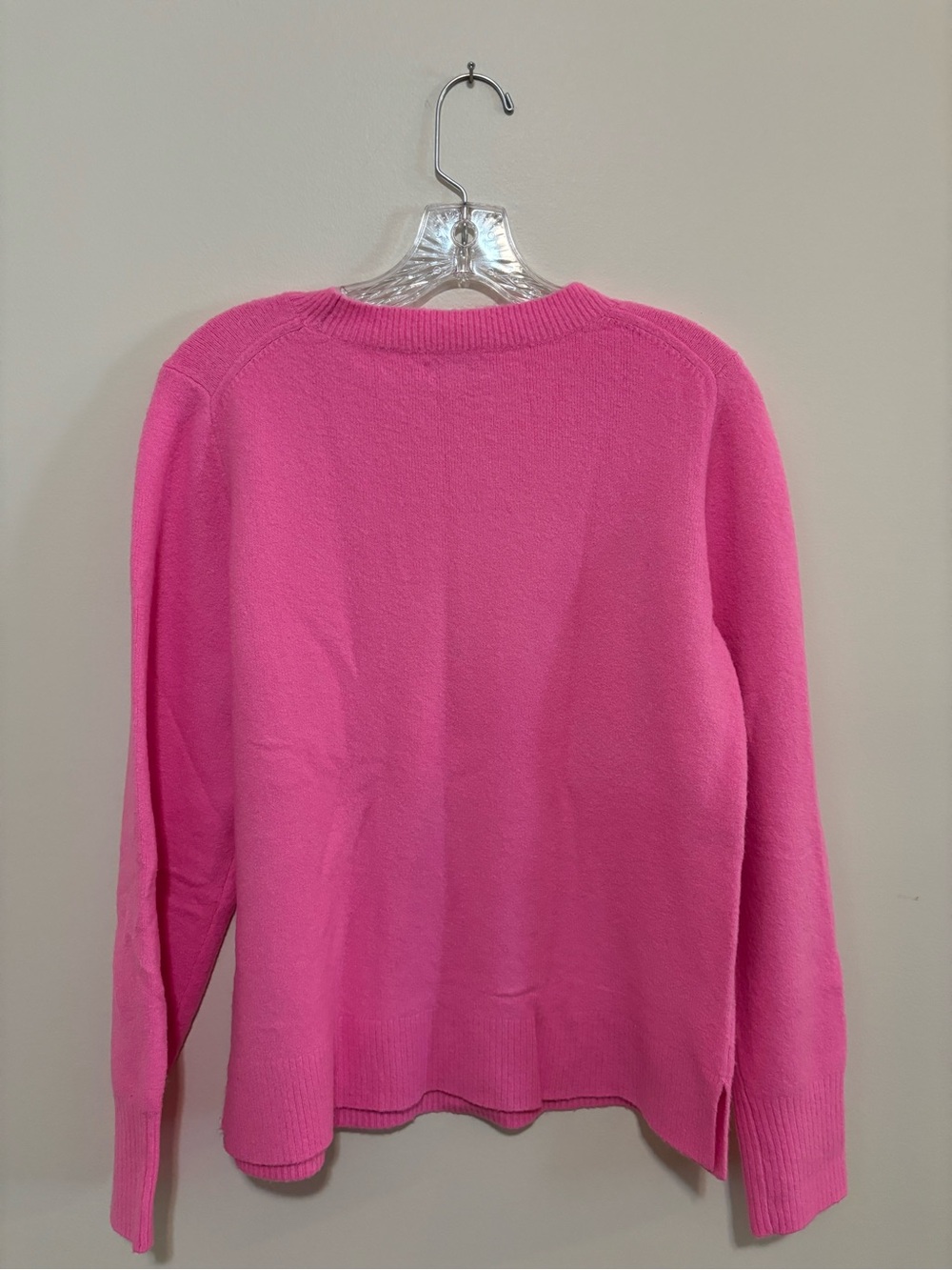 J. Crew Crewneck Sweater in Hot Pink - Picture 4 of 5